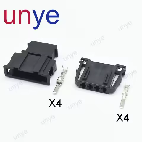 1-20 Sets 4 Pin Car Door Horn Socket Automotive Brake Light Switch Connector 4D0 972 704 For VW Audi