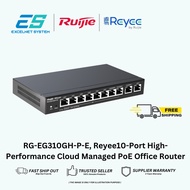 Ruijie Reyee RG-EG310GH-P-E, Reyee10-Port High-Performance Cloud Managed PoE Office Router
