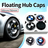 56mm/68mm Car Floating Wheel Center Caps Hub Covers for BMW X1 X2 X3 X5 X6 E36 F20 E46 E39 E38 E90 E