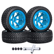 1/28 RC Drift Car Tires and Wheels Pre-glued Compatible with WLtoys K969 K989 P929 Kyosho Mini-Z Min