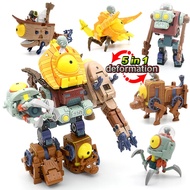 Robot Doll Set < Plants vs. Zombies > 5 in 1 Plants vs. Zombies