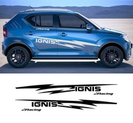 Stiker body mobil suzuki ignis stiker mobil ignis cutting sticker mobil ignis swift brio dll