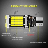 BhoiMo T15 Led Bulb Reverse Light 45SMD Super Bright W16W 4014 920 921 912 Led T15 Led Reverse Light