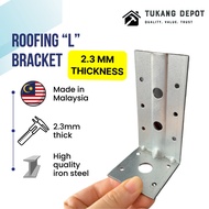 [Tukang] Made in Malaysia, 2.3mm Super Thick Truss L Bracket Besi Atap, 2" x 4", Iron Steel, Angle B