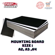[ART] [STATOINERY] BLACK MOUNTING BOARD SIZE A2 / A3 / A4