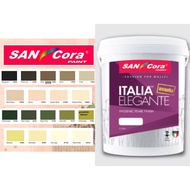 5 LITER SANCORA ITALIA ELEGANTE PREMIUM INDOOR PAINT CAT KILAT DALAM RUMAH