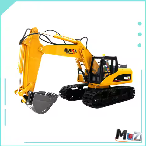 Huina 1535 Remote-controlled 2.4g 1:14 15ch Alloy Excavator Engineering Vehicle Electric Excavator M