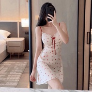 night dress sexy baju tidur wanita seksi menggoda Douyin gaya panas baru baju tidur renda piyama wan