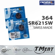 Renata 364 SR621SW Genuine Battery Swiss Made sr621 sr621sw 364