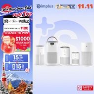 Simplus Air Purifier | 330m³/h CADR | Smart App Control | 35dB Ultra-Quiet | Removes Dust, Smell, Pe