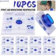 GIOVANNIY CPR Face Shield, Mouth to Mouth Breathing Respirator Disposable CPR Mask, Portable Quick S