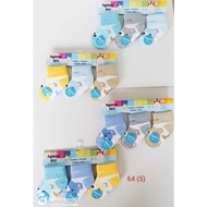 Baby socks aged 0 - 4 months (3 pairs) no. 64
