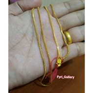 24k Gold Italian Necklace (durable)