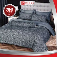 Premium Cadar Comforter Set (7IN1) 1000 Thread Count Bedsheet Queen & King Size Hiqh Quality Materia