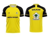 Baju Kaos PARTAI GOLKAR PEMILU 2024 PILPRES Pria Dewasa Lengan Pendek Panjang Fullprint Sublime 02