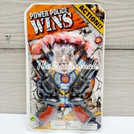 Blink Power Police Wins Mainan Tembak Peluru Dart Tempel Lencana Polisi