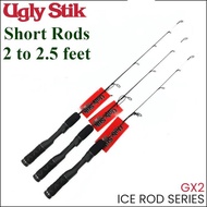 Ugly Stik GX2 Short Ice Spinning Rod - 2 feet to 30 inches