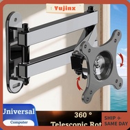 YUJINX Computer Bracket, Extendable Wall Mount LCD Monitor Bracket, Universal Sturdy Rotatable 10-37