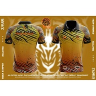 Jersey Team Malaysia 0.6 Exclusive Edition Tiger Stripes | Jersey Polo | Jersey V Neck