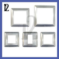 METAL CAPPING / BESI CAP BAWAH HOLLOW / SQUARE HOLLOW CAPPING 3 X 3 / 4 X 4 / MILD STEEL BOTTOM COVE
