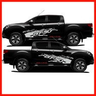 สติ๊กเกอร์แต่งMazda BT 50 proลายโคลนหน้ามาสด้าบีที 50โปร  สติ๊กเกอร์ติดรถ ชุดแต่งมาสด้าบีที 50โปร  s