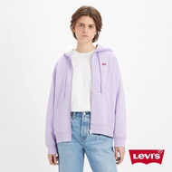Levis 女款 寬鬆版連帽外套 / 刺繡Logo 香芋紫 熱賣單品