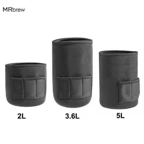Mini Keg Jacket Neoprene Parka For 2L 3.6L 5L Beer Keg,Cooler Keg Jacket With Space Pocket for Co2 C