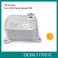 Engine Cooling System Oil Cooler 06L 117 021 C For Audi A4 A5 A6 Q5 Q7 TTS Coupe VW Tiguan Skoda Sea