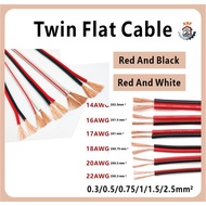 RVB Cable Wire 14AWG 17AWG 18AWG 20AWG 22AWG LED Wire Red Black 2Pin Insulated Extension Wire Car Au