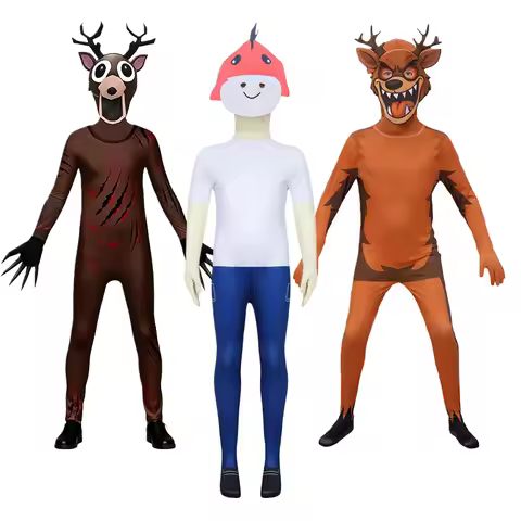 Halloween 99 Nights Forest Deer Girls Boys And Adult Cosplay Costume Outfit 3D Print Carnival Horror