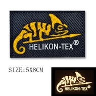 Magic Stick Reflective Luminous Carving Hollow out Outdoor Backpack Badge Tactical Morale Patch Drag