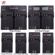 ENEL12 EN-EL12 Dual Camera Battery Charger For Nikon Coolpix AW130 A900 W300 P340 S9900 S8200 S31
