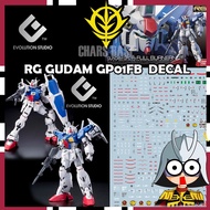 EVO DECAL RG GP01FB FULL BURERN DECAL