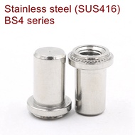 Stainless steel 416 Blind Pressure riveting nut BS4-M3 M4 M5 M6 M8 standard Blind Self clinching nut