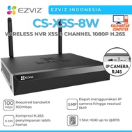 EZVIZ X5S-8W - Wireless NVR Ezviz X5S 8 Channel 5MP H.265 support ONVIF