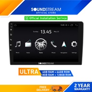 SOUNDSTREAM Anzuo Ultra QLED 360 Cam Supported, DSP & 4G SIM Car Android Player (9"/10"/4 + 64GB/8 +