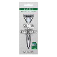 Dao cạo râu Schick Quattro 4 + 2 lưỡi dao - Nhật Bản
