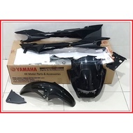 YAMAMA RXZ CATALYZER (5PV)Coverset Hitam Skala / Hitam Sekala+Sticker HLY(SMX) Full Hitam- 100% Original HLY