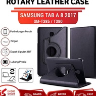 Ha Case Samsung Tab A8 217 Samsung Tab A 8 T385 T38 Flip Cover Casing Rotary o Special Edition