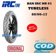 Ban Luar Tubeless Asli IRC NR 93 80/90 ring 17 Original untuk Motor bebek supra kharisma Jupiter satria sonic Vixion