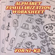 [SG STOCK] Alphabet Tracing & Phonics Worksheet for N1 N2 K1 K2 | Preschool English Letter Recogniti