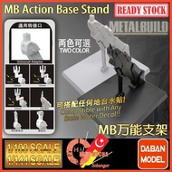 Metal Build Style Model Kits MB Action Base Stand White Blank for MG RG HG SD FRS Gunpla Digimon aka