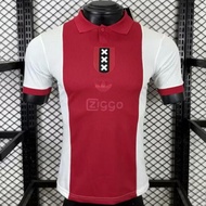 2025-26 Ajax 125th Years Player Version Soccer Jersey TADIC Mens Red White Football Shirt