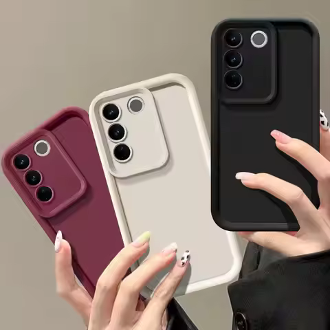 For Vivo V27e Case, Vivo V25e LATAM Phone Case, Vivo V27e V2237 Anti-Fall Protection Luxury Candy Ma