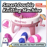 SG Stock Knitting Machine Smart Weaving Loom Knitting Board Rotating Double Knit Loom for Sock HatHT