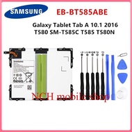 แบตเตอรี่ Samsung Galaxy Tab A 10.1 2016 T580 SM-T585C T585 T580N EB-BT585ABE+ เครื่องมือ 7300mAh