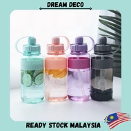 DreamDeco Sport Anti-Fall Large Capacity With Straw 1Litre 1.5Litre 2Litre Water Bottle HM39