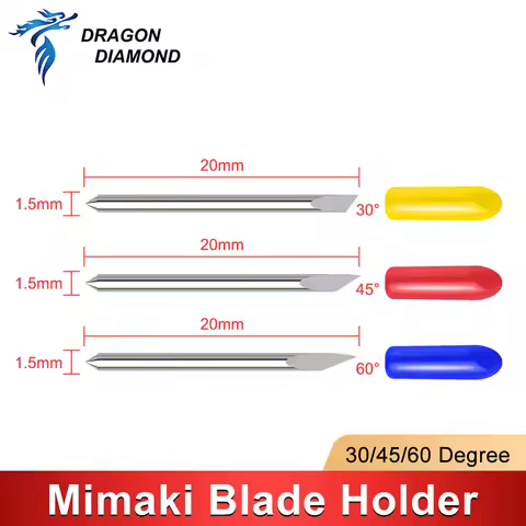 30/45/60 Degree Mimaki Cutting Plotter Blades +1PC Mimaki Vinyl Cutter Blade Holder for CJV30 CJV150