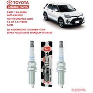 TOYOTA RAIZE 1.0L 2020-PRESENT GENUINE SPARK PLUGS X3