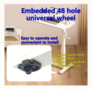 Lightweight load-bearing wheels learning table pulleys bedside table moving wheels nylon universal w